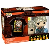 My hero academia - booble head pop n° 249 - bakugo (mt) +t-shirt (s)