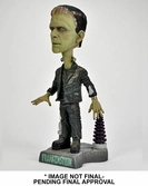 Universal monsters head knocker le monstre de frankenstein 20 cm
