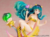 Urusei yatsura statuette pvc 1/7 lum & ten box cafe & space collaborationn 20 cm