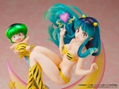 Urusei yatsura statuette pvc 1/7 lum & ten box cafe & space collaborationn 20 cm