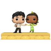 Disney's 100th anniversary pack 2 pop moment! vinyl figurines tiana & naveen 9 cm
