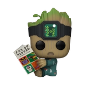 Je s'appelle groot pop! vinyl figurine groot pjs w/book 9 cm