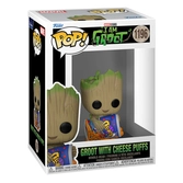Je s'appelle groot pop! vinyl figurine groot w/cheese puffs 9 cm