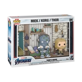 Avengers endgame pack 2 pop moments deluxe vinyl figurines thor's house 9 cm