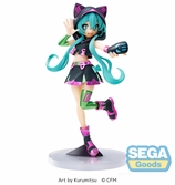 Hatsune miku statuette pvc luminasta hatsune miku live stage 18 cm