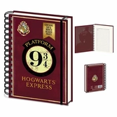 Harry potter - plateforme 9 3/4 - carnet de notes a5