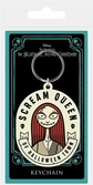Nbx - scream queen - porte-clés en caoutchouc