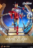 Les avengers figurine movie masterpiece diecast 1/6 iron man mark vi vi (2.0) cm