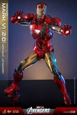 Les avengers figurine movie masterpiece diecast 1/6 iron man mark vi vi (2.0) cm