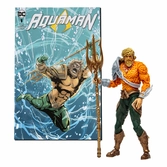Dc direct page punchers figurine et comic book aquaman (aquaman) 18 cm