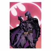 Dc comics impression art print the bat and the cat 46 x 61 cm - non encadrée