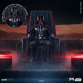 Star wars statuette legacy replica 1/4 darth vader on throne 81 cm