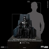 Star wars statuette legacy replica 1/4 darth vader on throne 81 cm