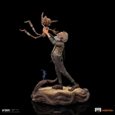 Jurassic park statuette 1/20 demi art scale t-rex attacks donald gennaro 30 cm
