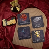 Game of thrones pack 4 médaillons sigil
