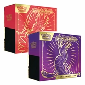 Pokémon schwert & schild: karmesin & purpur top trainer box allemand