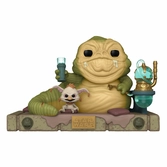Star wars return of the jedi 40th anniversary pop! deluxe vinyl figurine jabba w/salacious 9 cm