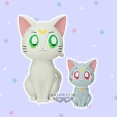 Sailor moon cosmos movie - artemis & diana - figurine sofvimates 15cm
