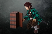 Demon slayer: kimetsu no yaiba statuette 1/6 tanjiro kamado 20 cm