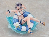 Hololive production statuette pvc 1/7 shirogane noel: swimsuit ver. 15 cm