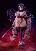 Original character statuette 1/5 rasethuhime saki m-edition ver. 35 cm