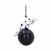 Original stormtrooper décoration sapin wrecking ball hanging stormtrooper 12 cm