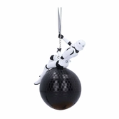 Original stormtrooper décoration sapin wrecking ball hanging stormtrooper 12 cm