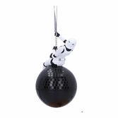 Original stormtrooper décoration sapin wrecking ball hanging stormtrooper 12 cm