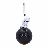 Original stormtrooper décoration sapin wrecking ball hanging stormtrooper 12 cm