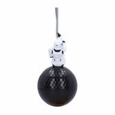 Original stormtrooper décoration sapin wrecking ball hanging stormtrooper 12 cm