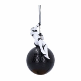 Original stormtrooper décoration sapin wrecking ball hanging stormtrooper 12 cm