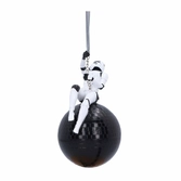 Original stormtrooper décoration sapin wrecking ball hanging stormtrooper 12 cm