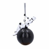 Original stormtrooper décoration sapin wrecking ball hanging stormtrooper 12 cm