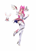 League of legends figurine dynamic action heroes 1/9 star guardian kai'sa 19 cm