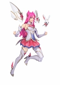 League of legends figurine dynamic action heroes 1/9 star guardian kai'sa 19 cm
