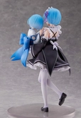 Re:zero starting life in another world statuette pvc 1/7 rem & childhood rem 23 cm