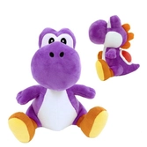 Super mario - yoshi violet - peluche 20cm