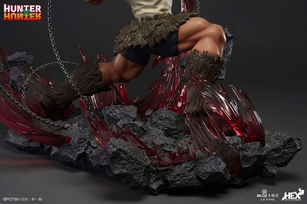 Hunter x hunter statuette 1/6 elite dynamic kurapika vs uvogin 61 cm