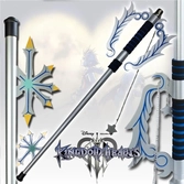 Epée en Acier : Keyblade OathKeeper - Kingdom Hearts