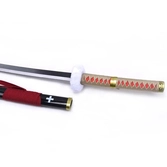 Katana en Acier Kikoku Lame Maudite de Trafalgar Law XXL - One Piece