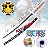 Katana en Acier Kikoku Lame Maudite de Trafalgar Law XXL - One Piece