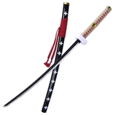 Katana en Acier Kikoku Lame Maudite de Trafalgar Law XXL - One Piece