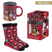 Disney - coffret cadeau (mug/chaussettes taille 40-46) - mickey