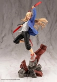 Chainsaw man statuette pvc artfxj 1/8 power bonus edition 29 cm