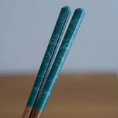 Studio ghibli baguettes laquées mon voisin totoro vert profond 21 cm