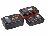 Le voyage de chihiro - no face & lanternes -set de 3 bento box