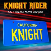 Knight rider plaque d'immatriculation