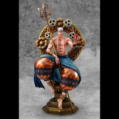 One piece statuette pvc p.o.p. neo maximum the only god of skypiea enel 34 cm
