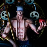 One piece statuette pvc p.o.p. neo maximum the only god of skypiea enel 34 cm