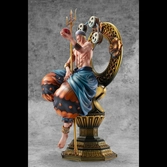 One piece statuette pvc p.o.p. neo maximum the only god of skypiea enel 34 cm